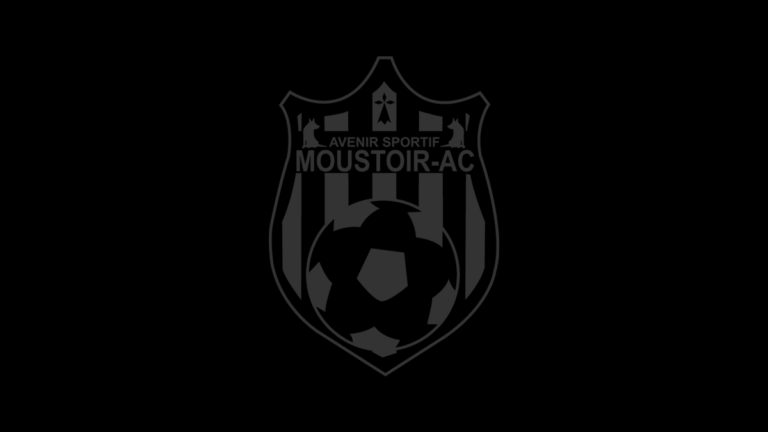 AS Moustoir-Ac, logo blanc sur fond noir
